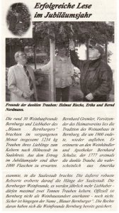 Pressebeitrag Amtsblatt 11/2007 Bernburg (Saale)
